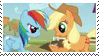 Rainbowdashandapplejackstamp